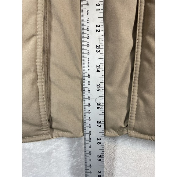 Current Seen Vintage Canvas Puffer Cargo Vest, Large - Picture 8 of 9